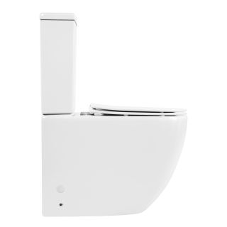 Унитаз-компакт BelBagno безободковый BelBagno AMANDA BB051CPR/BB051SC белый