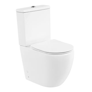 Унитаз-компакт BelBagno безободковый BelBagno AMANDA BB051CPR/BB051SC белый