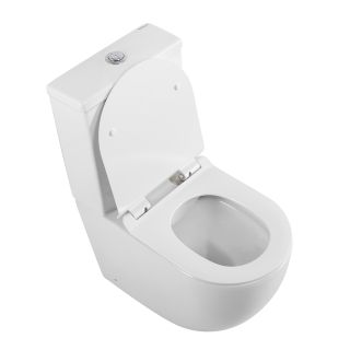 Унитаз-компакт BelBagno безободковый BelBagno AMANDA BB051CPR/BB051T/BB076SC белый