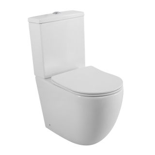Унитаз-компакт BelBagno безободковый BelBagno AMANDA BB051CPR/BB051T/BB089SC белый