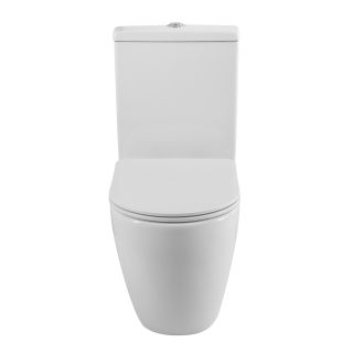 Унитаз-компакт BelBagno безободковый BelBagno AMANDA BB051CPR/BB051T/BB089SC белый