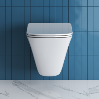 Унитаз подвесной безободковый BelBagno MARMI BB052CHR/BB132SC белый