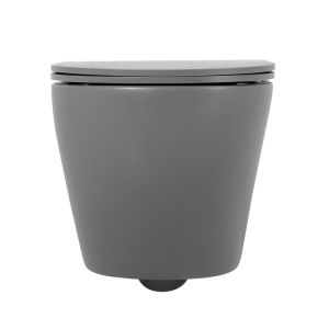 Подвесной унитаз BelBagno Colorato серый матовый BB062CHR-GR