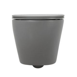 Подвесной унитаз BelBagno Colorato серый матовый BB062CHR-GR Подвесной унитаз BelBagno Colorato серый матовый BB062CHR-GR