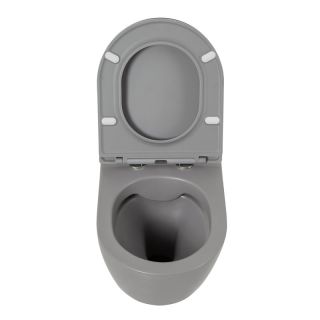 Сиденье для унитаза с микролифтом BelBagno Colorato серый матовый BB062SC-GR