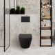 Подвесной унитаз BelBagno Colorato чёрный матовый BB062CHR-MB