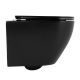 Подвесной унитаз BelBagno Colorato чёрный матовый BB062CHR-MB