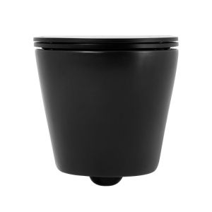 Подвесной унитаз BelBagno Colorato чёрный матовый BB062CHR-MB