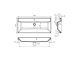 Раковина BelBagno из искусственного мрамора 100см BB1000/450-LV-MR-AST Раковина BelBagno из искусственного мрамора 100см BB1000/450-LV-MR-AST