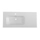 Раковина керамическая BelBagno, чаша слева, BB1000ETL-L, 1010x460x175 белый