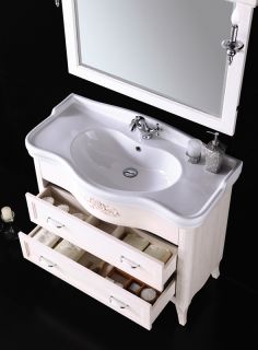 Раковина керамическая BelBagno BB101L, 1010x495x280 белый