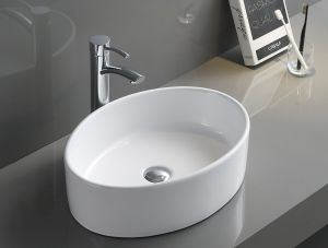 Раковина накладная BelBagno 51см белая BB1049