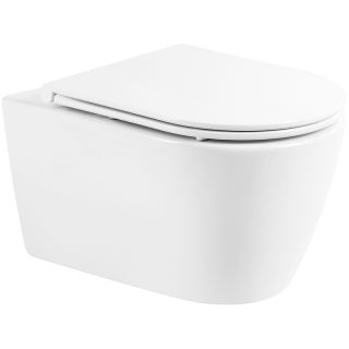 Унитаз подвесной BelBagno безободковый MARINO BB105CHR/BB870SC белый