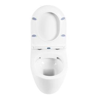 Унитаз подвесной BelBagno безободковый MARINO BB105CHR/BB870SC белый