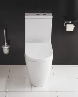 Унитаз-компакт BelBagno безободковый BelBagno MARINO BB105CPR/BB105SC белый