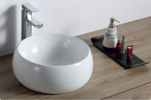 Раковина накладная BelBagno 40см белая BB1065