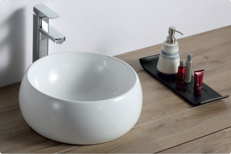 Раковина накладная BelBagno 40см белая BB1065