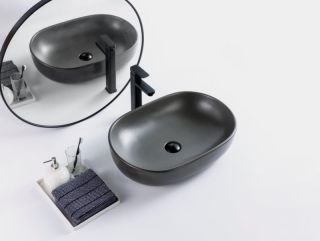 Раковина накладная BelBagno 60см серая BB1084-H311 Раковина накладная BelBagno 60см серая BB1084-H311
