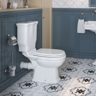 Чаша унитаза BelBagno безободкового, P-trap BB115CPR белый