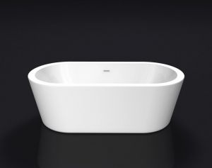 Акриловая ванна BelBagno отдельностоящая, белая BB12-1775