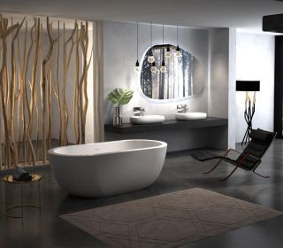 Акриловая ванна BelBagno BB13-1800 180x85 см, отдельностоящая, белая, овальная Акриловая ванна BelBagno BB13-1800 180x85 см, отдельностоящая, белая, овальная