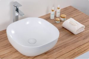 Раковина накладная BelBagno 42см белая BB1301