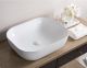 Раковина накладная BelBagno 50см белая BB1302