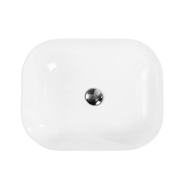 Раковина накладная BelBagno 50см белая BB1302