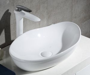 Раковина накладная BelBagno 52см белая BB1362