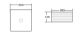 Раковина накладная BelBagno 38см белая BB1407