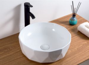 Раковина накладная BelBagno 41см белая BB1409