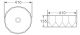 Раковина накладная BelBagno 41см белая BB1409