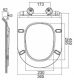 Крышка-сиденье для унитаза BelBagno Flay-R BB2111SC