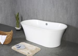 Акриловая ванна BelBagno отдельностоящая, белая BB201-1500-800