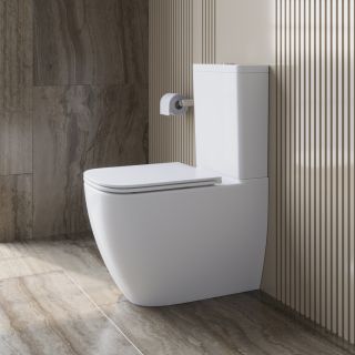 Унитаз-компакт безободковый BelBagno SFERA-TOR BB2141CP-TOR/SC/BB2141T белый