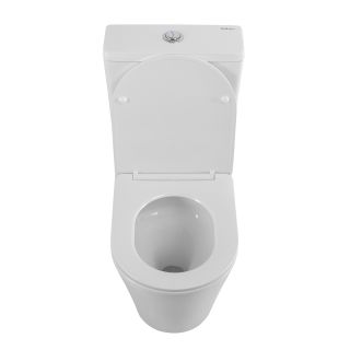 Унитаз-компакт BelBagno безободковый BelBagno FLAY-TOR BB2149CP-TOR/BB2149T/BB089SC белый