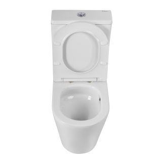 Унитаз-компакт BelBagno безободковый BelBagno FLAY-TOR BB2149CP-TOR/SC/BB2149T белый