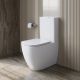 Унитаз-компакт безободковый BelBagno со смывом TORNADO  LUCE-TOR BB2197CP-TOR/SC/BB2197T белый