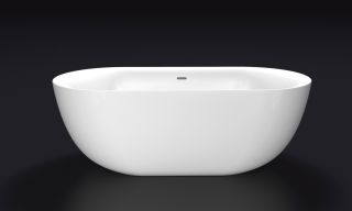 Акриловая ванна BelBagno BB27 отдельностоящая, белая, овальная Акриловая ванна BelBagno BB27 отдельностоящая, белая, овальная