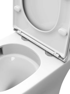 Унитаз-компакт BelBagno со смывом "Торнадо", с сиденьем дюропласт soft close, P-trap, BB2802CP/T-TOR/SC белый