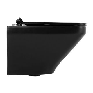 Подвесной унитаз BelBagno Sela чёрный матовый BB3201CHR-MB Подвесной унитаз BelBagno Sela чёрный матовый BB3201CHR-MB