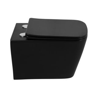 Подвесной унитаз BelBagno Ardente-C чёрный матовый BB3202CHR-MB Подвесной унитаз BelBagno Ardente-C чёрный матовый BB3202CHR-MB