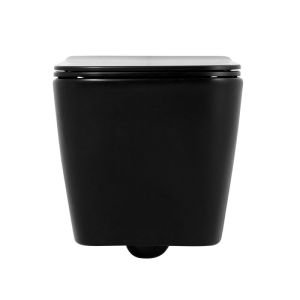 Подвесной унитаз BelBagno Ardente-C чёрный матовый BB3202CHR-MB