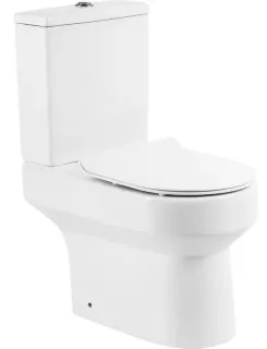 Унитаз-компакт BelBagno безободковый BelBagno NORMA BB339CPR/BB2111SC белый