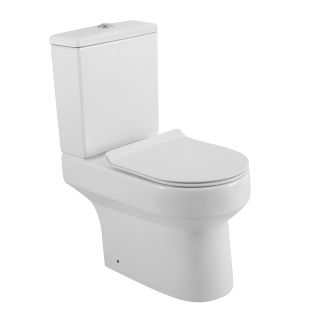 Унитаз-компакт BelBagno безободковый BelBagno NORMA BB339CPR/BB339T/BB076SC белый