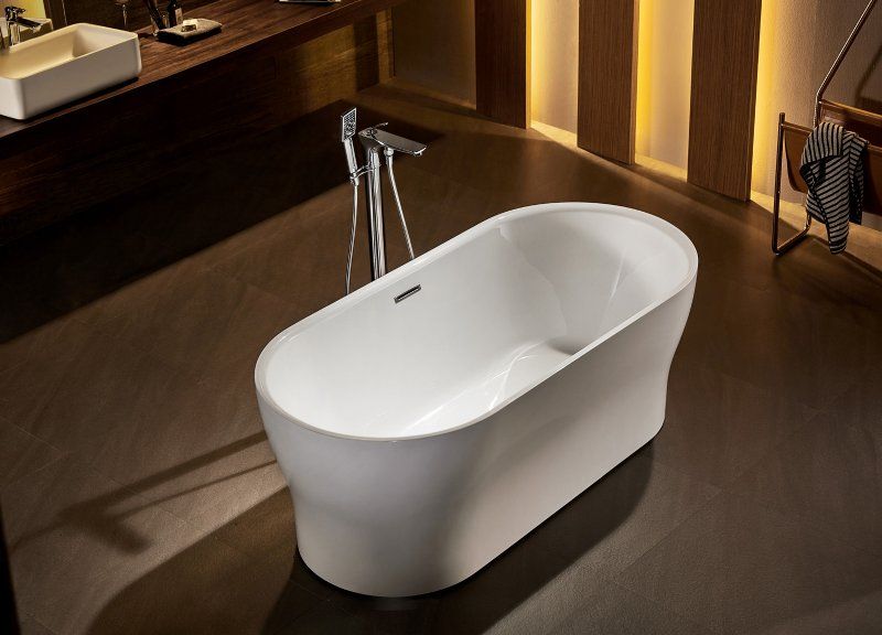 Акриловая ванна BelBagno отдельностоящая, белая BB405-1700-800