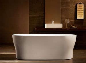 Акриловая ванна BelBagno отдельностоящая, белая BB405-1500-800