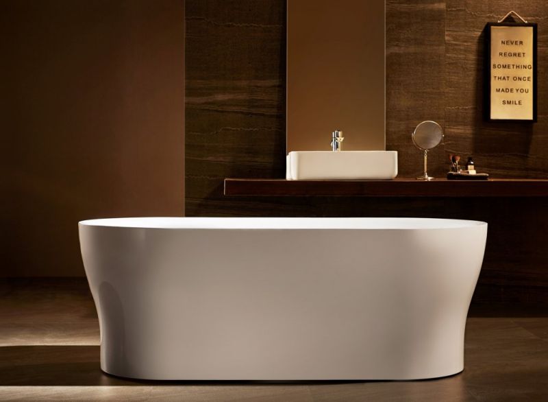 Акриловая ванна BelBagno отдельностоящая, белая BB405-1700-800