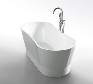 Акриловая ванна BelBagno отдельностоящая, белая BB406-1650-730