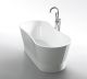 Акриловая ванна BelBagno отдельностоящая, белая BB406-1650-730